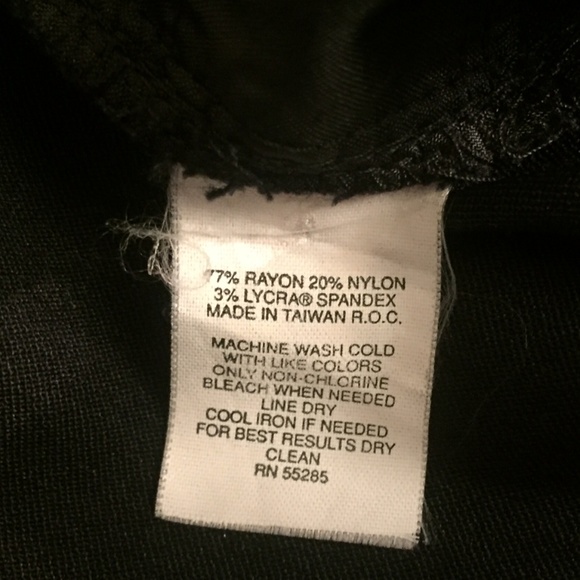Classic Express Black 2-Pocket Pencil Skirt Size 0 - Picture 7 of 9